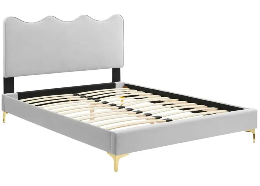 Current Performance Velvet Full Platform Bed