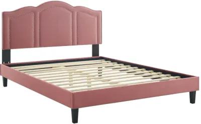 Emerson Performance Velvet King Platform Bed