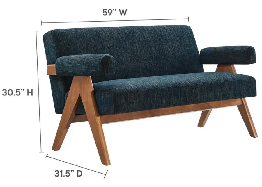 Lyra Fabric Loveseat