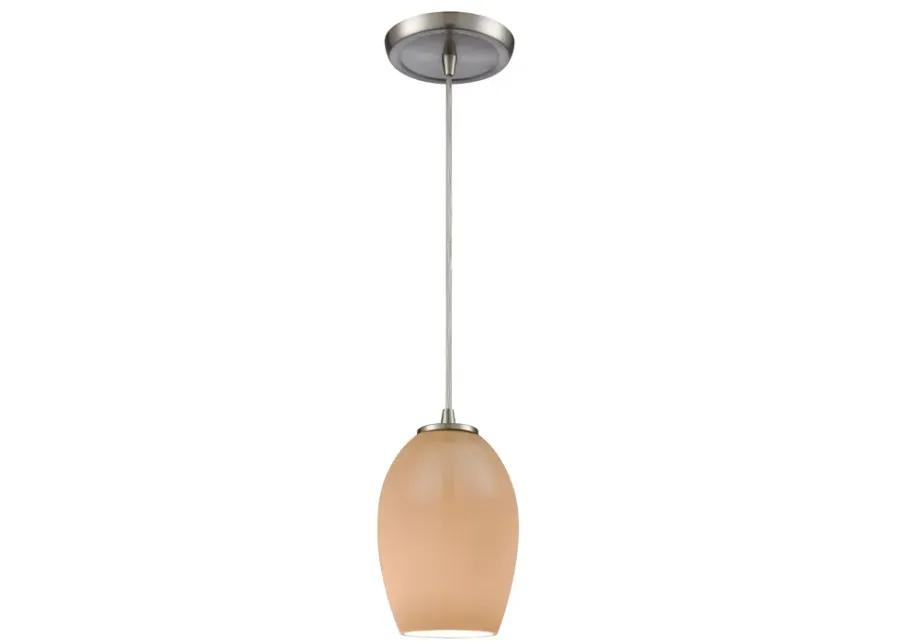 Villiska 5" Wide 1-Light Mini Pendant - Satin Nickel