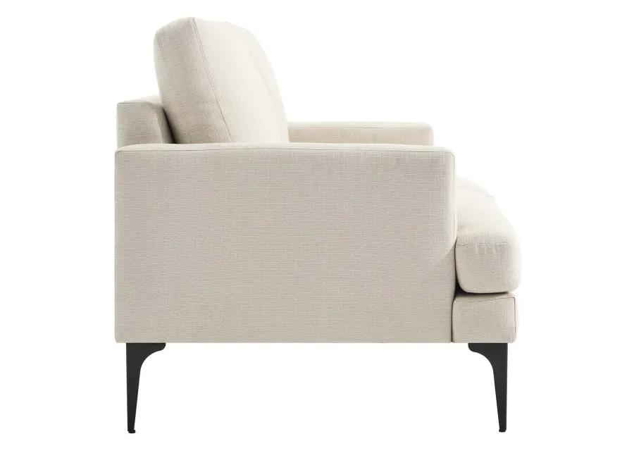 Evermore Upholstered Fabric Loveseat