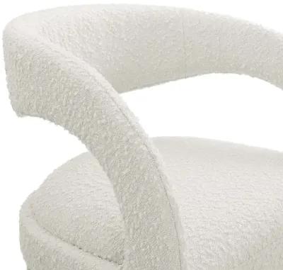 Pinnacle Boucle Upholstered Bar Stool Set of Two