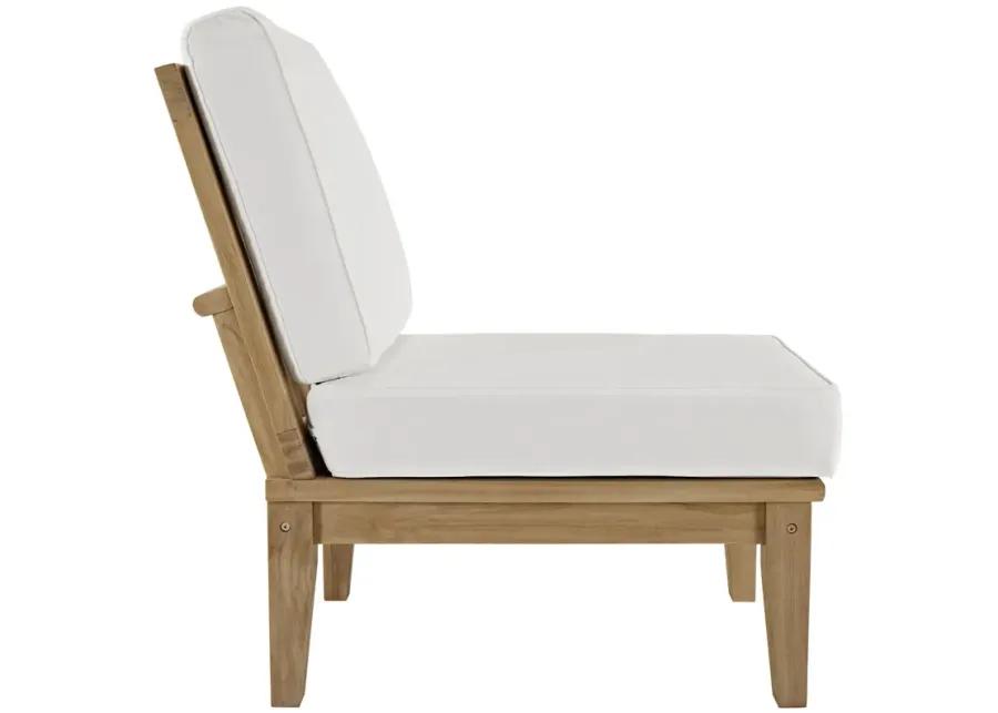 Marina Teak Armless Outdoor Chair