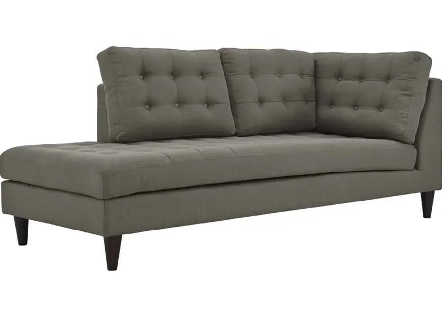 Empress 2-Piece Upholstered Left Facing Bumper Sectional