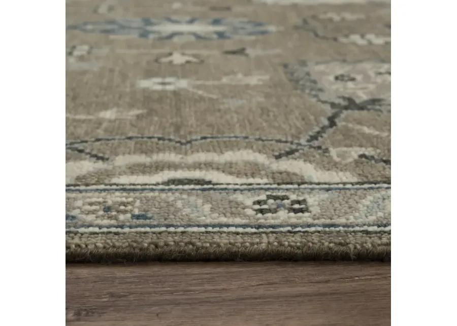 Ashton Brown  Hand Spun Wool/Tencel 10' x 14' Rectangle Rug