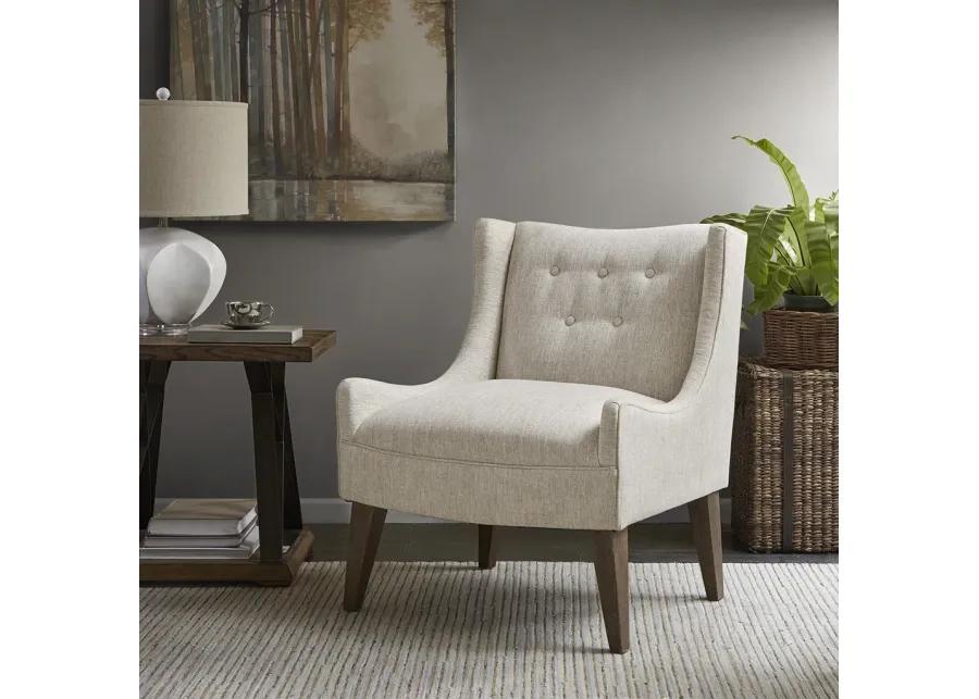 Madison Park Malabar Cream Accent Chair