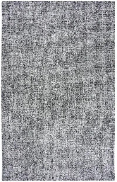 Brindleton Black/White Tweed Wool 8' x 10' Rectangle Rug