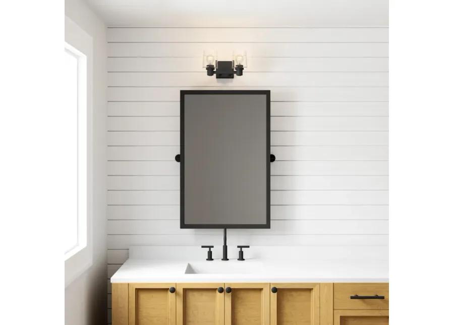 Celia 12" Wide 2-Light Vanity Light - Matte Black