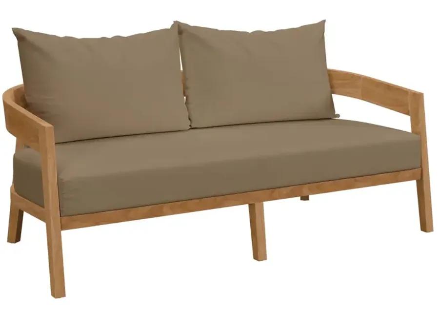 Brisbane Teak Outdoor Loveseat