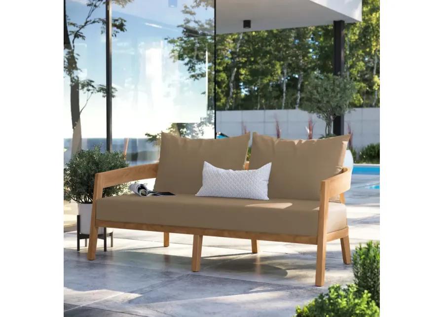 Brisbane Teak Outdoor Loveseat