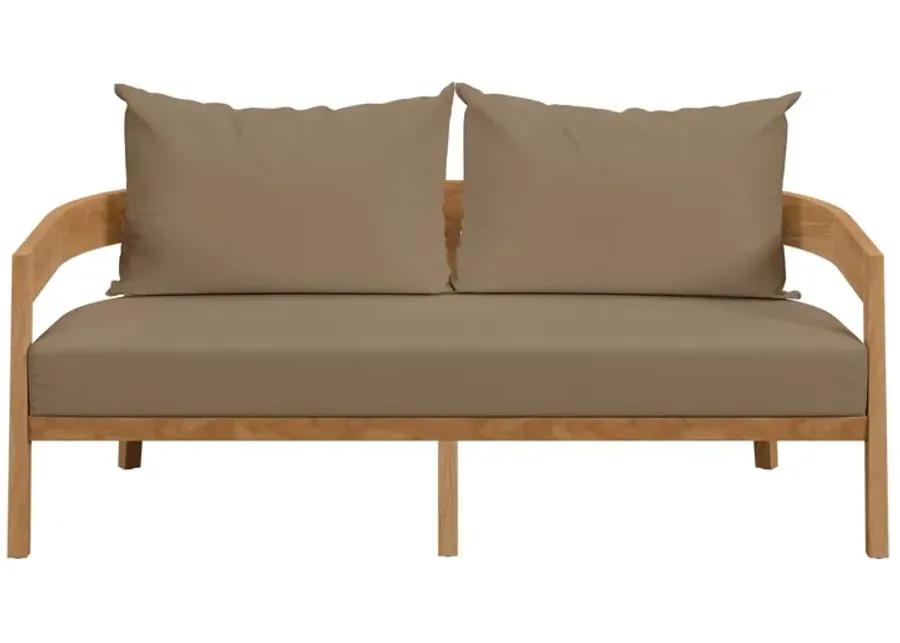 Brisbane Teak Outdoor Loveseat