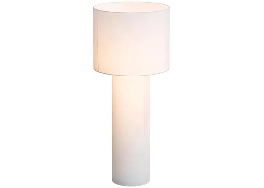 Cleopatra Cream Linen Floor Lamp