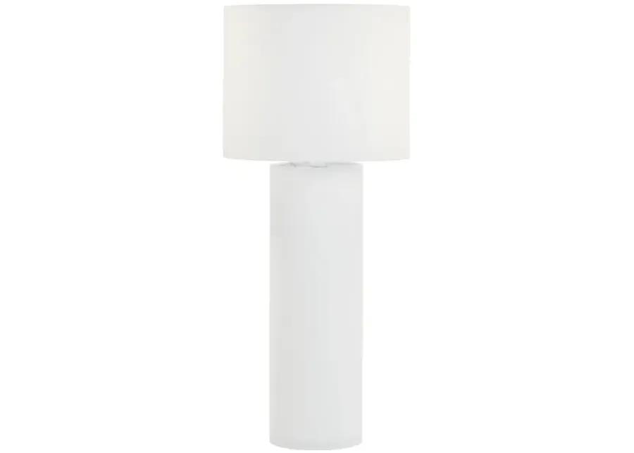 Cleopatra Cream Linen Floor Lamp