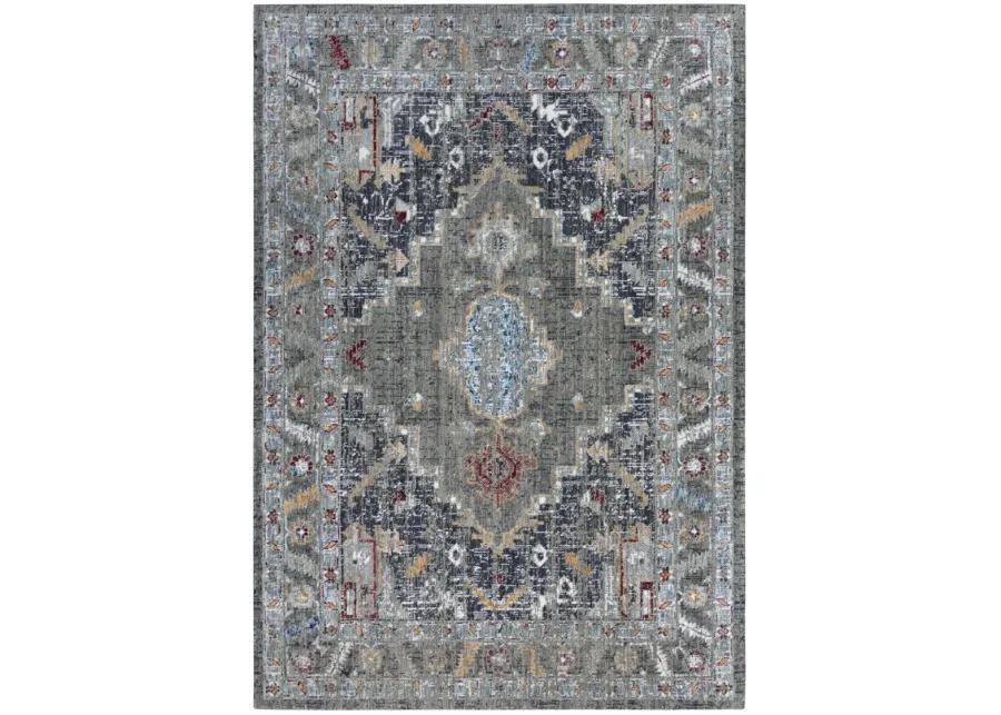 Signature Gray  Recycled Polyester 5'2" x 7'9" Rectangle Rug