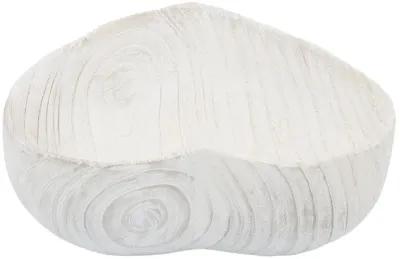 Wood, S/2 9/10" Heart Bowls, White