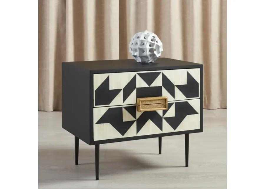 Kimori 2 Drawer Nightstand