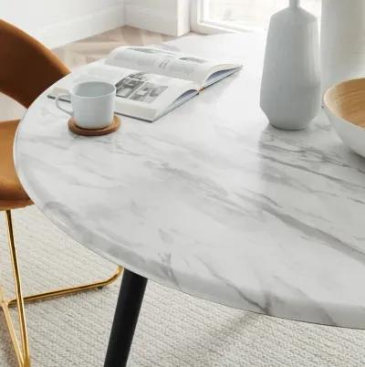 Gallant Round Performance Faux Marble Dining Table