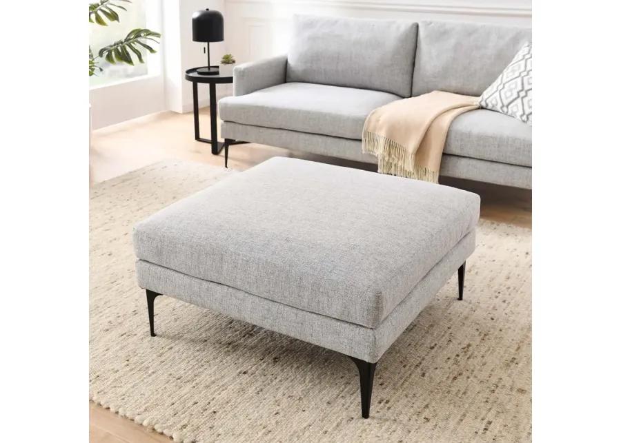 Evermore Upholstered Fabric Ottoman