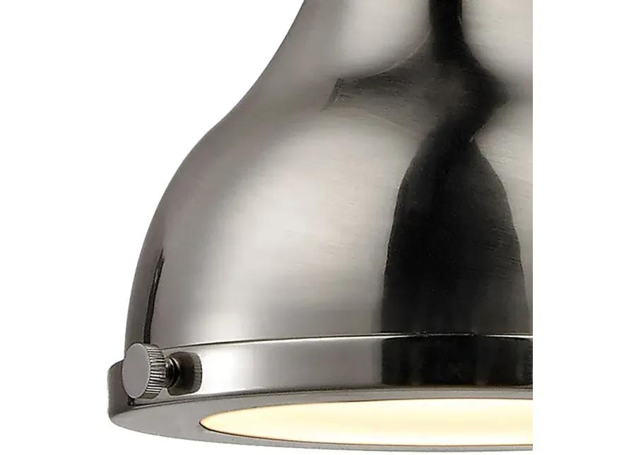 Rutherford 9" Wide 1-Light Mini Pendant - Brushed Nickel