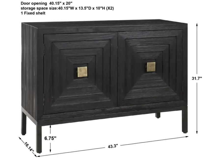 Aiken Dark 2 Door Cabinet