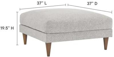 Zoya Down Filled Overstuffed Ottoman