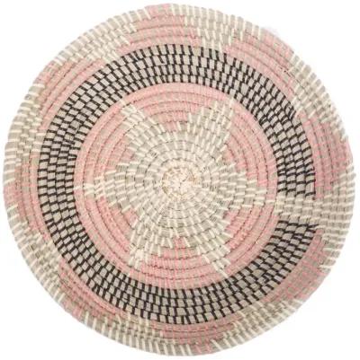 Elmina Pink Seagrass Wall Sculpture