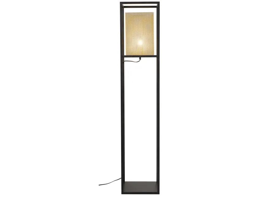 Yves Floor Lamp Gold & Black