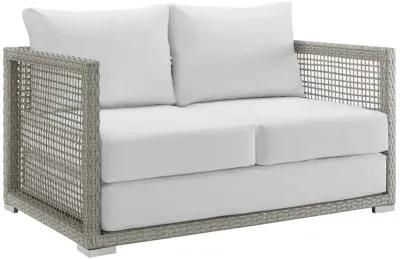 Aura 6 Piece Outdoor Patio Wicker Rattan Set