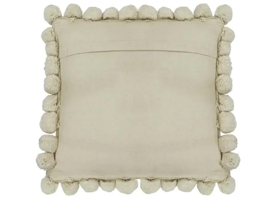 Adelyn Square Tasseled Accent Pillow