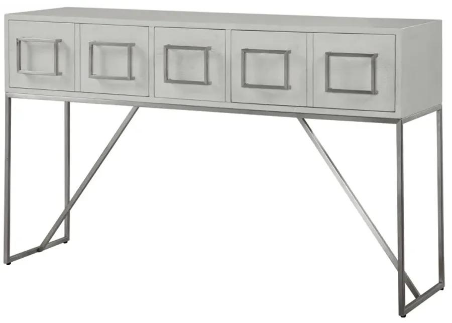 Abaya White Console Table