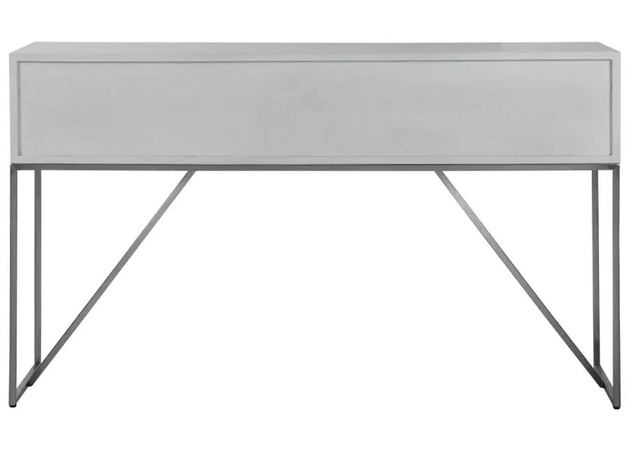 Abaya White Console Table