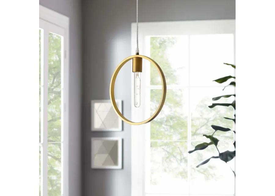 Orbit Brass Ceiling Pendant Light