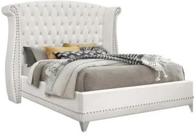 Barzini Upholstered Tufted Bedroom Set White