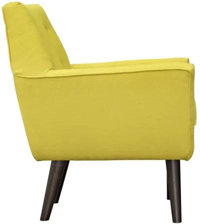 Posit Upholstered Fabric Armchair