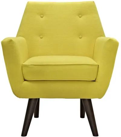 Posit Upholstered Fabric Armchair