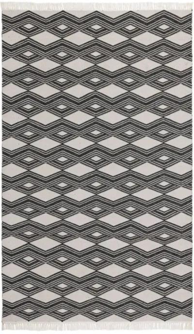 Banning Charcoal Indoor/Outdoor Area Rug