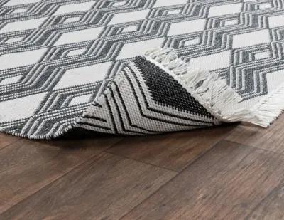 Banning Charcoal Indoor/Outdoor Area Rug