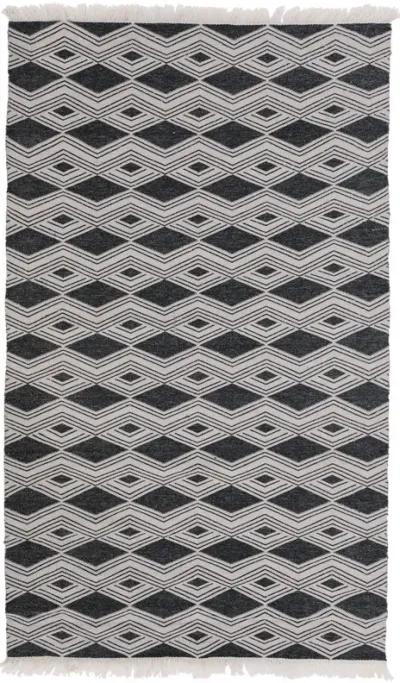 Banning Charcoal Indoor/Outdoor Area Rug