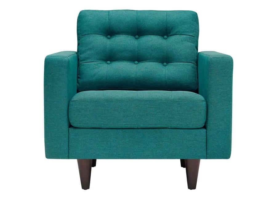 Empress Upholstered Fabric Armchair