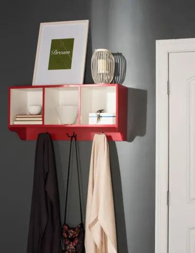 ALICE WALL SHELF WITH STORAGE COMPARTMENTS 