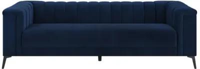 Chalet 3-piece Tuxedo Arm Living Room Set Blue