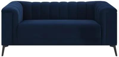 Chalet 3-piece Tuxedo Arm Living Room Set Blue