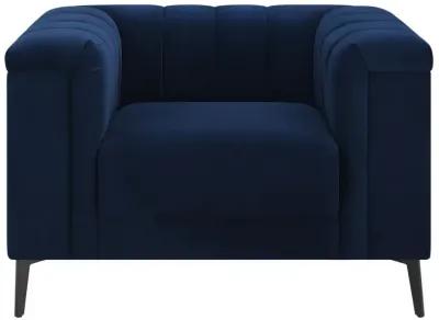 Chalet 3-piece Tuxedo Arm Living Room Set Blue