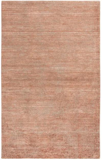 Grand Haven Terracotta Solid Wool/Tencel 5' x 8' Rectangle Rug