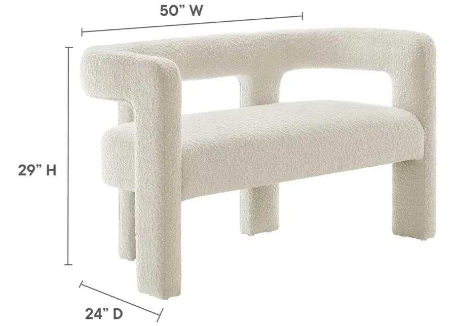 Kayla Boucle Upholstered Loveseat