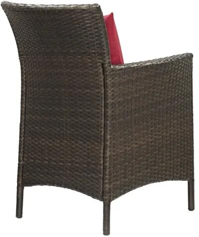 Conduit 5 Piece Outdoor Patio Wicker Rattan Set