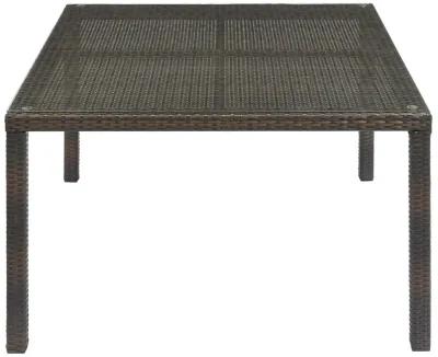 Conduit 5 Piece Outdoor Patio Wicker Rattan Set