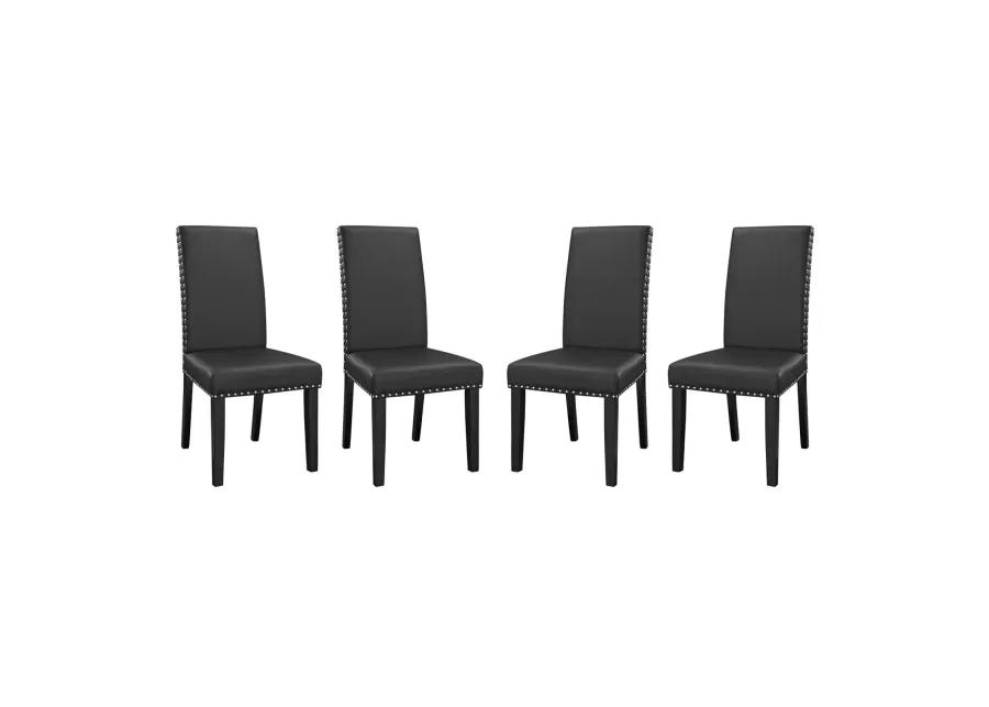 Parcel Dining Side Chair Vinyl Set of 4