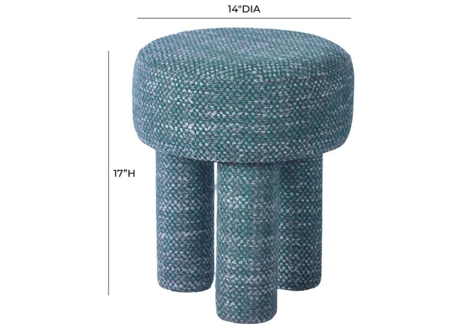 Claire Teal Knubby Stool