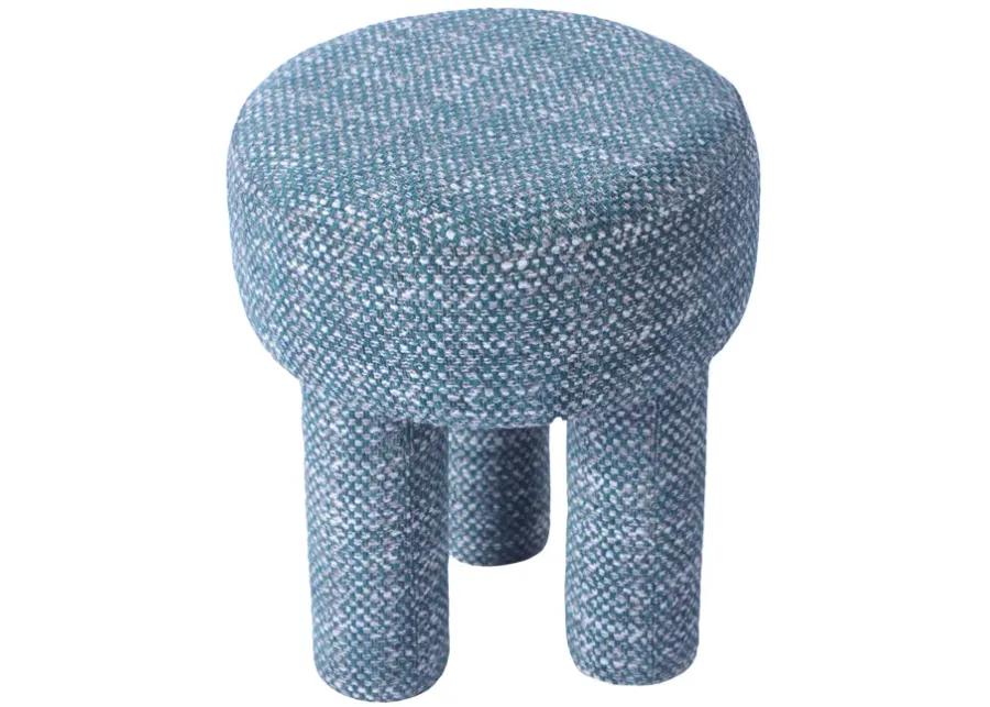 Claire Teal Knubby Stool